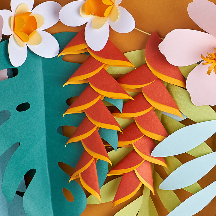 Tropical Flower Garland & Lei Templates – Especially Paper