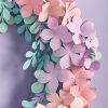 paper hydrangea wreath
