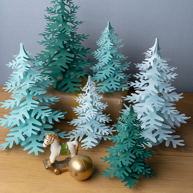 Paper Christmas Tree Template - OGCrafts
