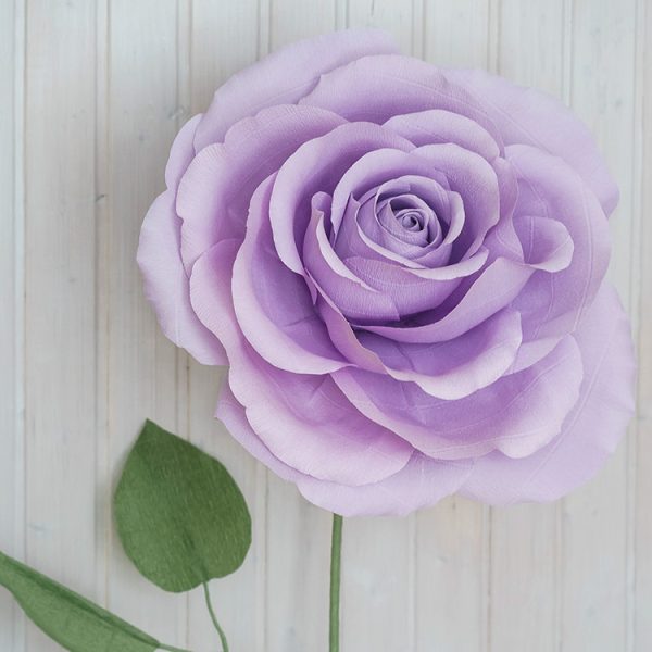 giant crepe paper rose