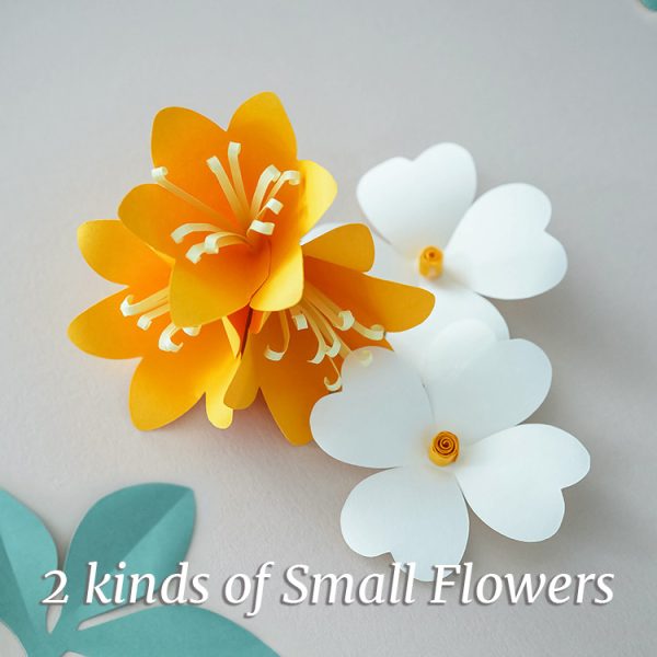 small paper flowers