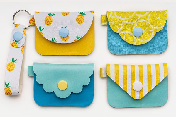 Keychain Coin Purse SVG Template Bundle