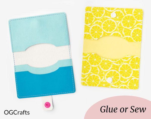 no sew card pouch pattern