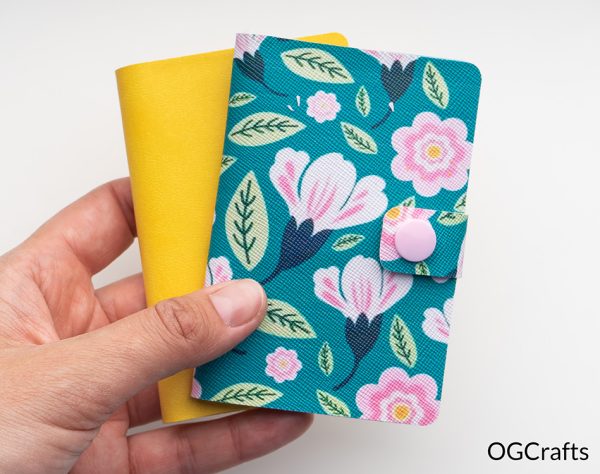 handmade faux leather card wallets
