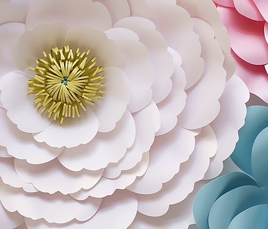 Potenilla Small Paper Flower Template - OGCrafts