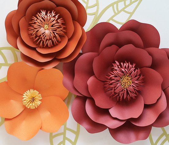 Wall Paper Flowers Online Course - OGCrafts