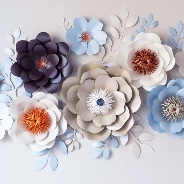 Wall Paper Flowers Online Course - OGCrafts