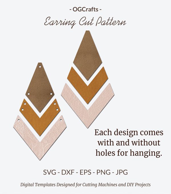 arrow earring pattern