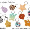 faux leather quarter holder svg bundle