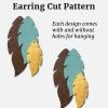 Feather earring template