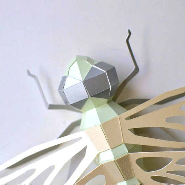 cardstock dragonfly papercraft
