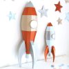 DIY cardstock 3d rockets