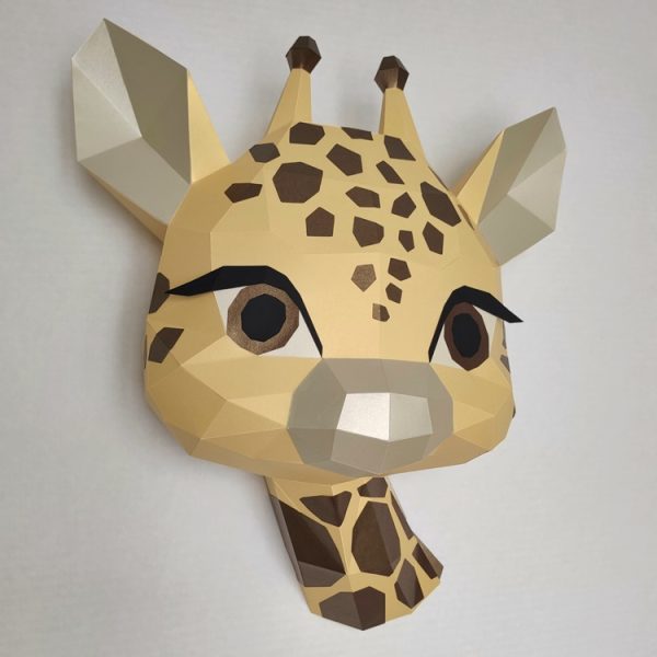 cute giraffe origami 3d