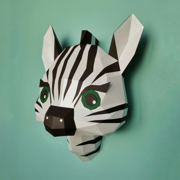 zebra origami 3d