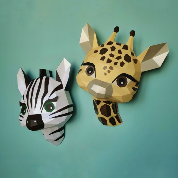 cute animal 3d paper craft