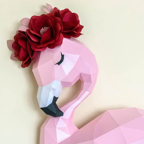 Flamingo Paper craft