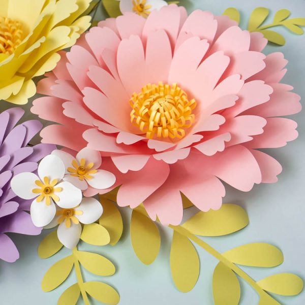 large paper flower template